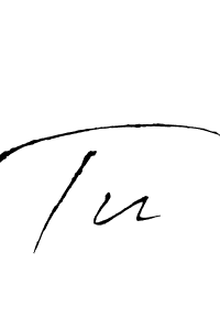 The best way (Antro_Vectra) to make a short signature is to pick only two or three words in your name. The name Tu include a total of six letters. For converting this name. Tu signature style 6 images and pictures png