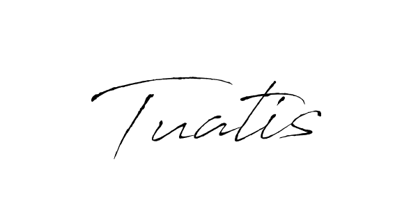 Once you've used our free online signature maker to create your best signature Antro_Vectra style, it's time to enjoy all of the benefits that Tuatis name signing documents. Tuatis signature style 6 images and pictures png