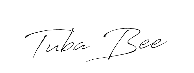 Make a beautiful signature design for name Tuba Bee. With this signature (Antro_Vectra) style, you can create a handwritten signature for free. Tuba Bee signature style 6 images and pictures png