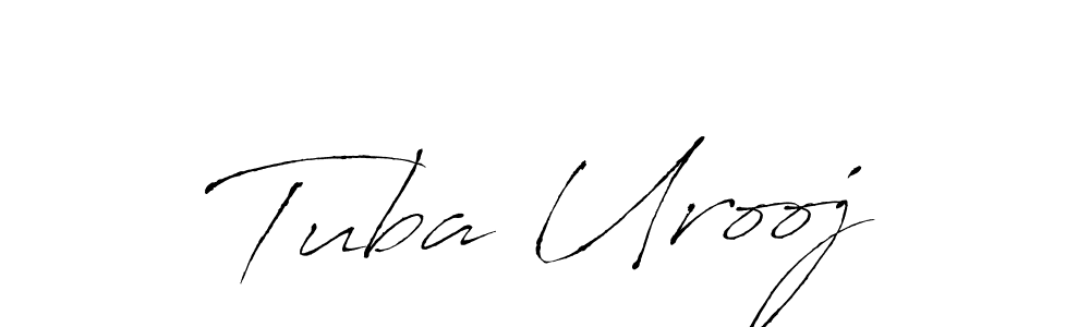 Tuba Urooj stylish signature style. Best Handwritten Sign (Antro_Vectra) for my name. Handwritten Signature Collection Ideas for my name Tuba Urooj. Tuba Urooj signature style 6 images and pictures png