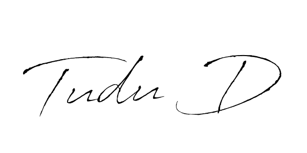 Also You can easily find your signature by using the search form. We will create Tudu D name handwritten signature images for you free of cost using Antro_Vectra sign style. Tudu D signature style 6 images and pictures png