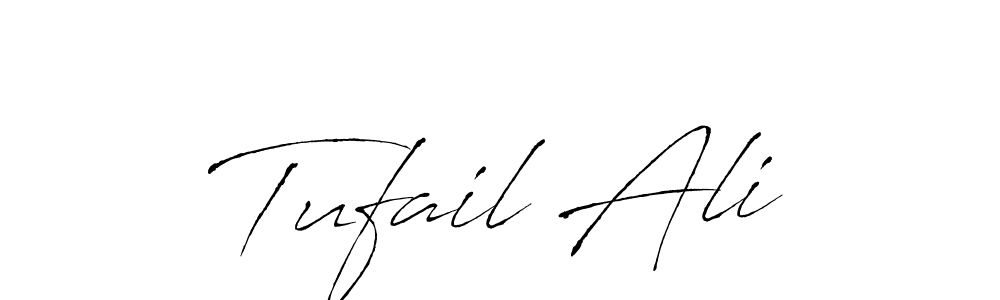 Design your own signature with our free online signature maker. With this signature software, you can create a handwritten (Antro_Vectra) signature for name Tufail Ali. Tufail Ali signature style 6 images and pictures png