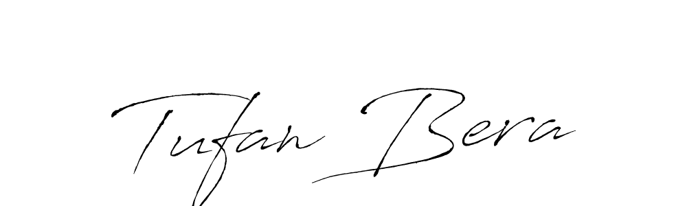 Tufan Bera stylish signature style. Best Handwritten Sign (Antro_Vectra) for my name. Handwritten Signature Collection Ideas for my name Tufan Bera. Tufan Bera signature style 6 images and pictures png