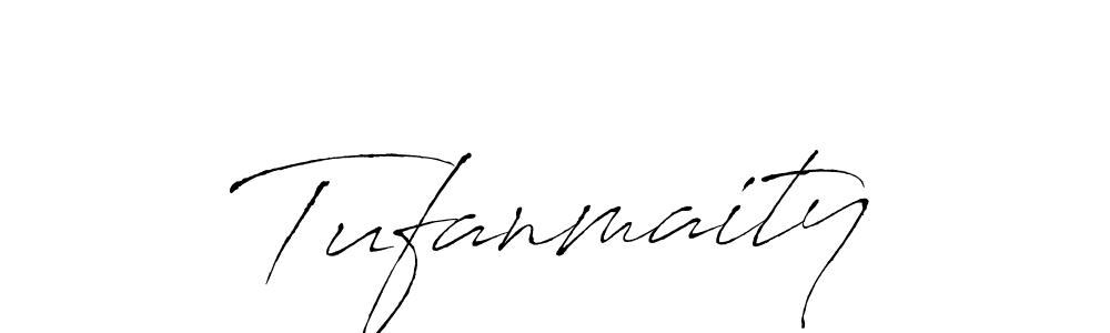 Create a beautiful signature design for name Tufanmaity. With this signature (Antro_Vectra) fonts, you can make a handwritten signature for free. Tufanmaity signature style 6 images and pictures png