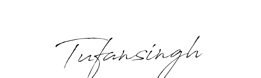 Make a beautiful signature design for name Tufansingh. With this signature (Antro_Vectra) style, you can create a handwritten signature for free. Tufansingh signature style 6 images and pictures png