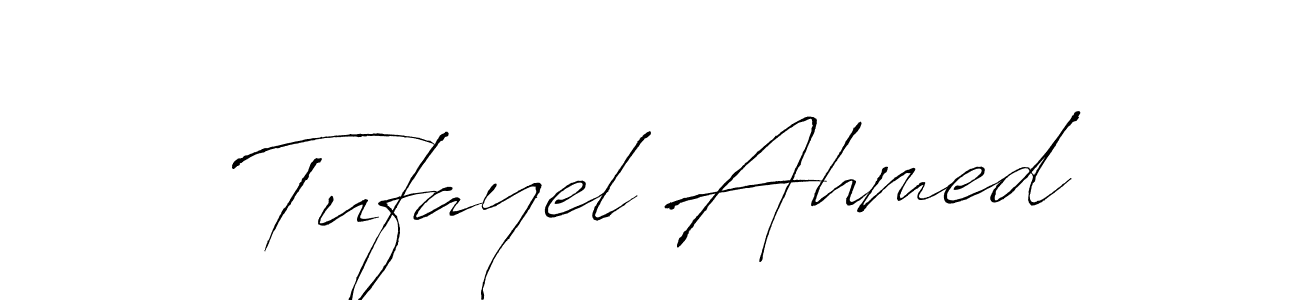 How to make Tufayel Ahmed signature? Antro_Vectra is a professional autograph style. Create handwritten signature for Tufayel Ahmed name. Tufayel Ahmed signature style 6 images and pictures png