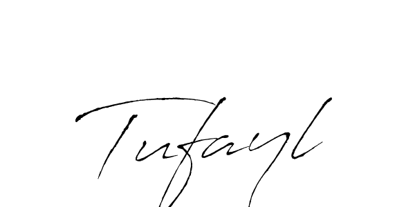 Make a beautiful signature design for name Tufayl. With this signature (Antro_Vectra) style, you can create a handwritten signature for free. Tufayl signature style 6 images and pictures png