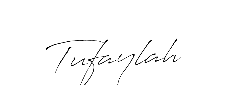 How to make Tufaylah signature? Antro_Vectra is a professional autograph style. Create handwritten signature for Tufaylah name. Tufaylah signature style 6 images and pictures png