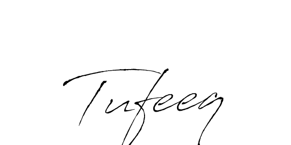 You should practise on your own different ways (Antro_Vectra) to write your name (Tufeeq) in signature. don't let someone else do it for you. Tufeeq signature style 6 images and pictures png