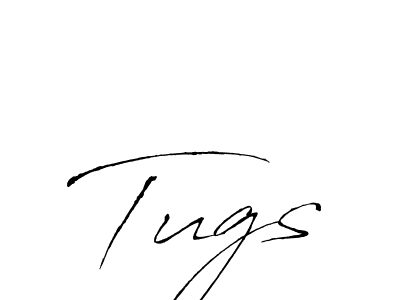 Make a beautiful signature design for name Tugs. With this signature (Antro_Vectra) style, you can create a handwritten signature for free. Tugs signature style 6 images and pictures png