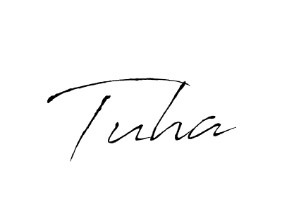 Tuha stylish signature style. Best Handwritten Sign (Antro_Vectra) for my name. Handwritten Signature Collection Ideas for my name Tuha. Tuha signature style 6 images and pictures png