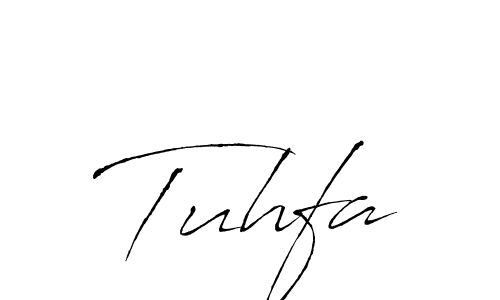 Design your own signature with our free online signature maker. With this signature software, you can create a handwritten (Antro_Vectra) signature for name Tuhfa. Tuhfa signature style 6 images and pictures png