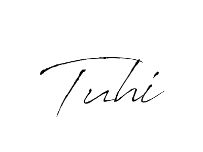 Design your own signature with our free online signature maker. With this signature software, you can create a handwritten (Antro_Vectra) signature for name Tuhi. Tuhi signature style 6 images and pictures png