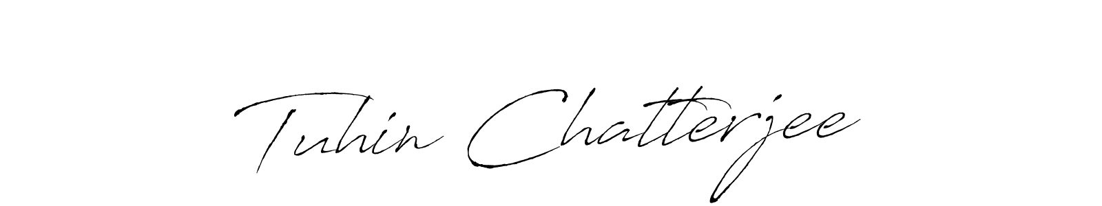 The best way (Antro_Vectra) to make a short signature is to pick only two or three words in your name. The name Tuhin Chatterjee include a total of six letters. For converting this name. Tuhin Chatterjee signature style 6 images and pictures png