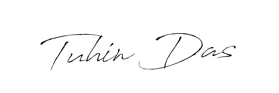 Create a beautiful signature design for name Tuhin Das. With this signature (Antro_Vectra) fonts, you can make a handwritten signature for free. Tuhin Das signature style 6 images and pictures png