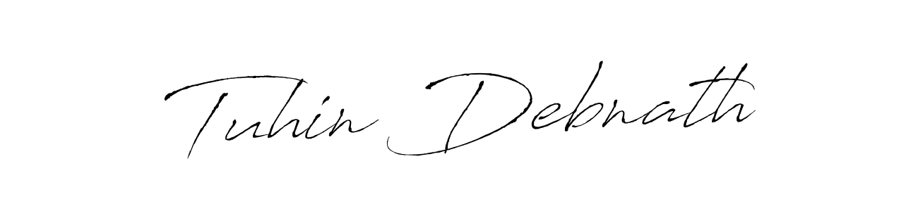 Also we have Tuhin Debnath name is the best signature style. Create professional handwritten signature collection using Antro_Vectra autograph style. Tuhin Debnath signature style 6 images and pictures png