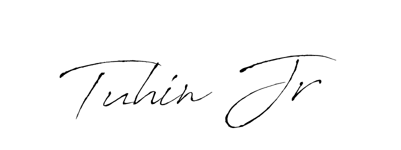 Tuhin Jr stylish signature style. Best Handwritten Sign (Antro_Vectra) for my name. Handwritten Signature Collection Ideas for my name Tuhin Jr. Tuhin Jr signature style 6 images and pictures png