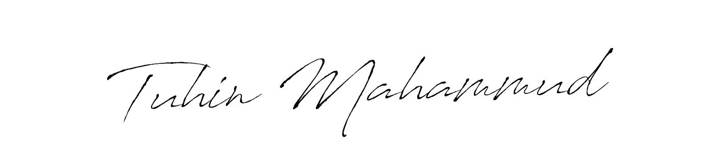 You should practise on your own different ways (Antro_Vectra) to write your name (Tuhin Mahammud) in signature. don't let someone else do it for you. Tuhin Mahammud signature style 6 images and pictures png