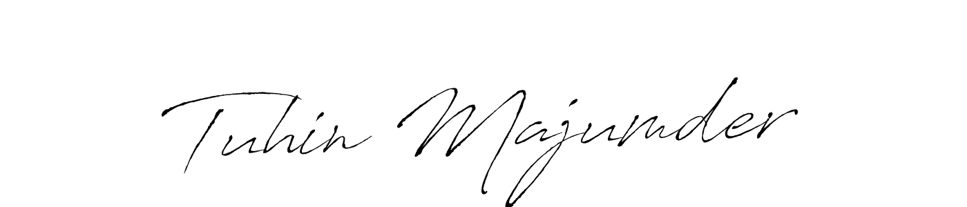 Tuhin Majumder stylish signature style. Best Handwritten Sign (Antro_Vectra) for my name. Handwritten Signature Collection Ideas for my name Tuhin Majumder. Tuhin Majumder signature style 6 images and pictures png