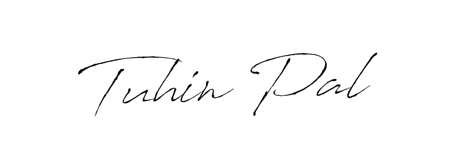 Make a beautiful signature design for name Tuhin Pal. With this signature (Antro_Vectra) style, you can create a handwritten signature for free. Tuhin Pal signature style 6 images and pictures png