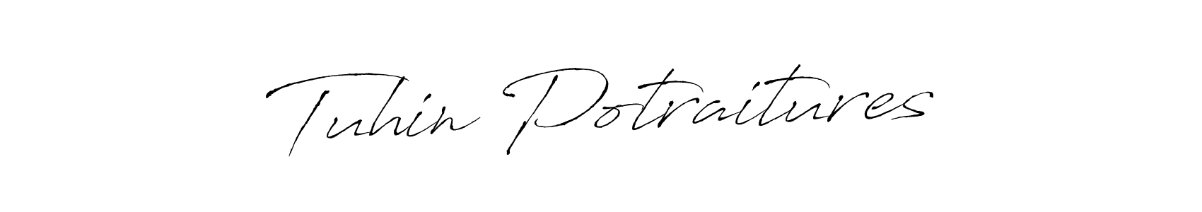 Use a signature maker to create a handwritten signature online. With this signature software, you can design (Antro_Vectra) your own signature for name Tuhin Potraitures. Tuhin Potraitures signature style 6 images and pictures png