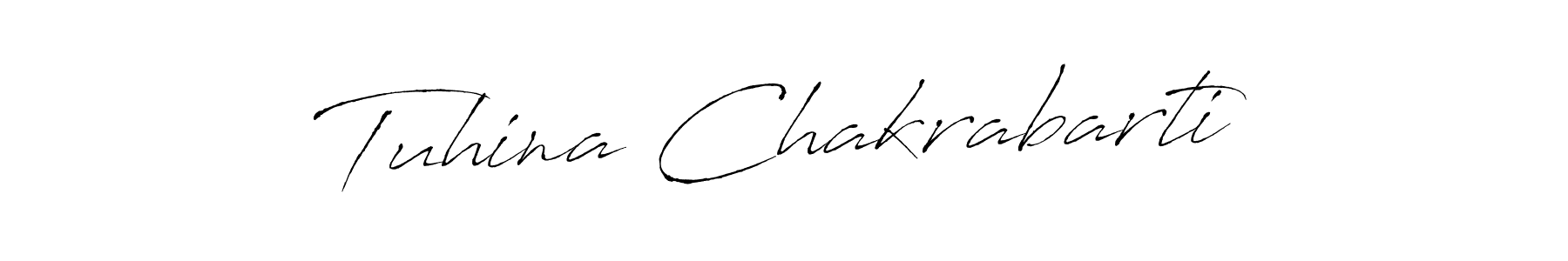 Antro_Vectra is a professional signature style that is perfect for those who want to add a touch of class to their signature. It is also a great choice for those who want to make their signature more unique. Get Tuhina Chakrabarti name to fancy signature for free. Tuhina Chakrabarti signature style 6 images and pictures png