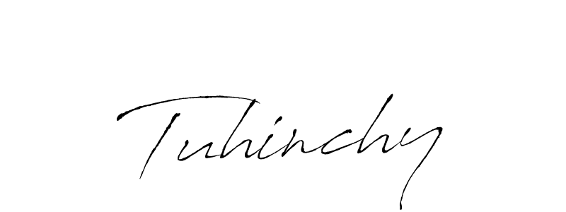 You should practise on your own different ways (Antro_Vectra) to write your name (Tuhinchy) in signature. don't let someone else do it for you. Tuhinchy signature style 6 images and pictures png