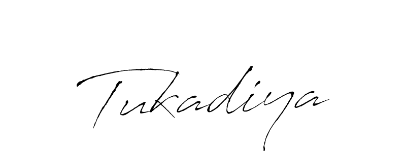 How to make Tukadiya name signature. Use Antro_Vectra style for creating short signs online. This is the latest handwritten sign. Tukadiya signature style 6 images and pictures png
