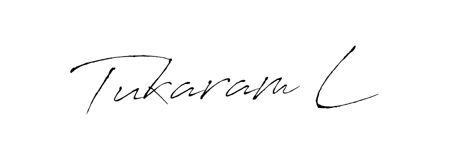 How to make Tukaram L signature? Antro_Vectra is a professional autograph style. Create handwritten signature for Tukaram L name. Tukaram L signature style 6 images and pictures png