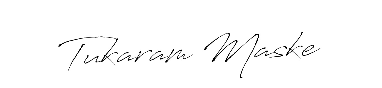 Make a beautiful signature design for name Tukaram Maske. With this signature (Antro_Vectra) style, you can create a handwritten signature for free. Tukaram Maske signature style 6 images and pictures png