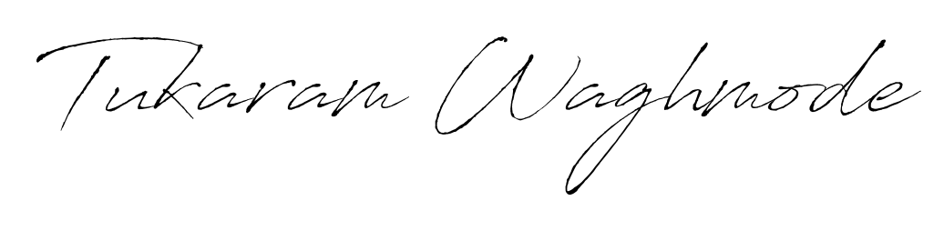 Create a beautiful signature design for name Tukaram Waghmode. With this signature (Antro_Vectra) fonts, you can make a handwritten signature for free. Tukaram Waghmode signature style 6 images and pictures png