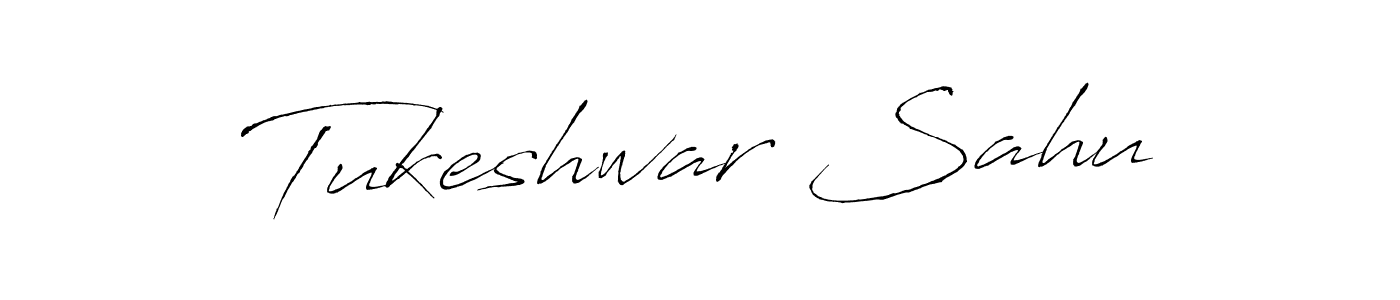Make a beautiful signature design for name Tukeshwar Sahu. With this signature (Antro_Vectra) style, you can create a handwritten signature for free. Tukeshwar Sahu signature style 6 images and pictures png