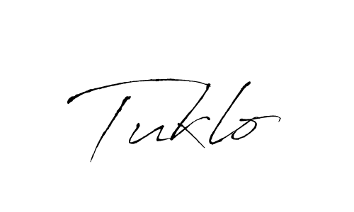 You should practise on your own different ways (Antro_Vectra) to write your name (Tuklo) in signature. don't let someone else do it for you. Tuklo signature style 6 images and pictures png