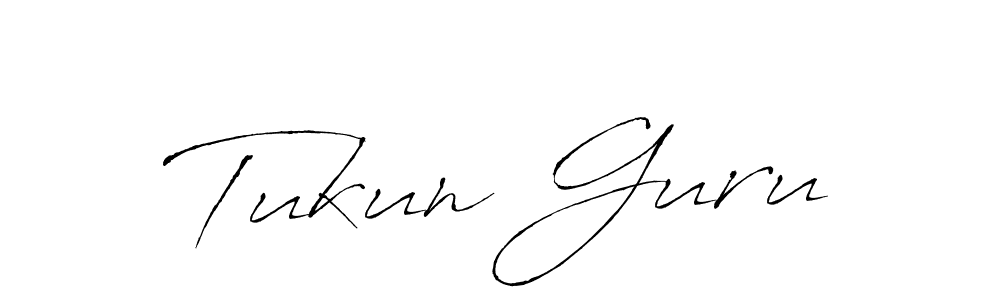 How to make Tukun Guru signature? Antro_Vectra is a professional autograph style. Create handwritten signature for Tukun Guru name. Tukun Guru signature style 6 images and pictures png