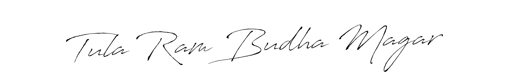 Use a signature maker to create a handwritten signature online. With this signature software, you can design (Antro_Vectra) your own signature for name Tula Ram Budha Magar. Tula Ram Budha Magar signature style 6 images and pictures png