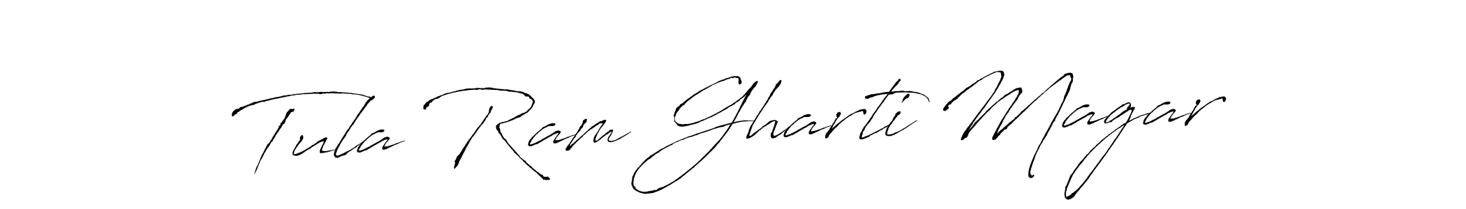 You should practise on your own different ways (Antro_Vectra) to write your name (Tula Ram Gharti Magar) in signature. don't let someone else do it for you. Tula Ram Gharti Magar signature style 6 images and pictures png
