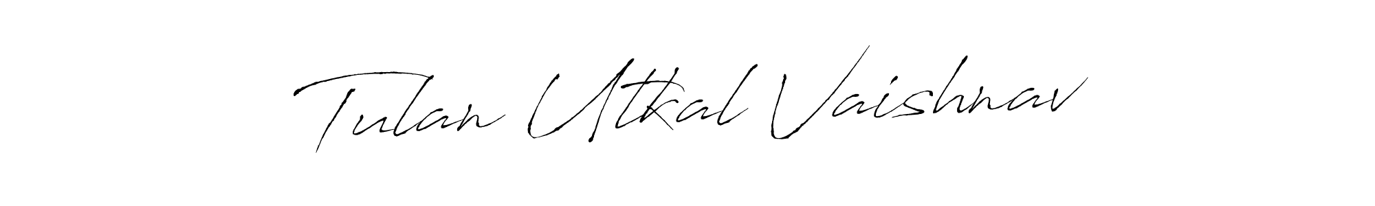 Create a beautiful signature design for name Tulan Utkal Vaishnav. With this signature (Antro_Vectra) fonts, you can make a handwritten signature for free. Tulan Utkal Vaishnav signature style 6 images and pictures png
