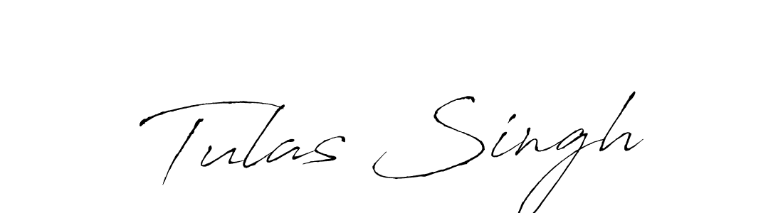 The best way (Antro_Vectra) to make a short signature is to pick only two or three words in your name. The name Tulas Singh include a total of six letters. For converting this name. Tulas Singh signature style 6 images and pictures png