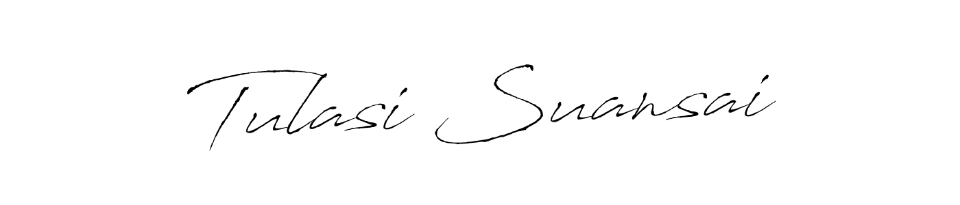 Make a beautiful signature design for name Tulasi Suansai. Use this online signature maker to create a handwritten signature for free. Tulasi Suansai signature style 6 images and pictures png