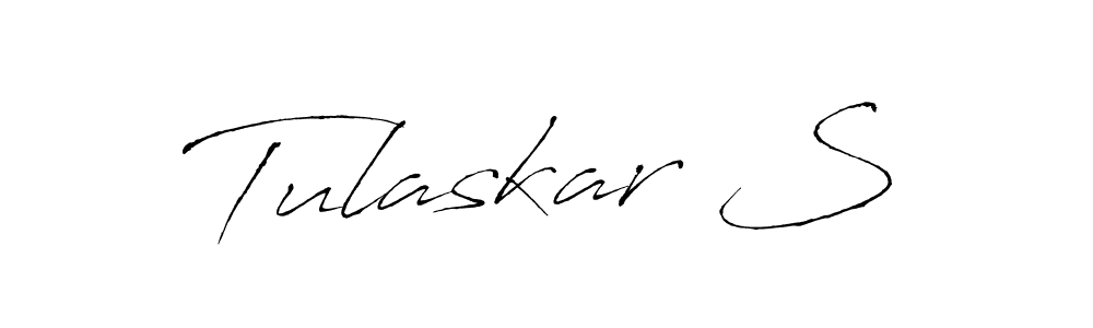 How to make Tulaskar S signature? Antro_Vectra is a professional autograph style. Create handwritten signature for Tulaskar S name. Tulaskar S signature style 6 images and pictures png