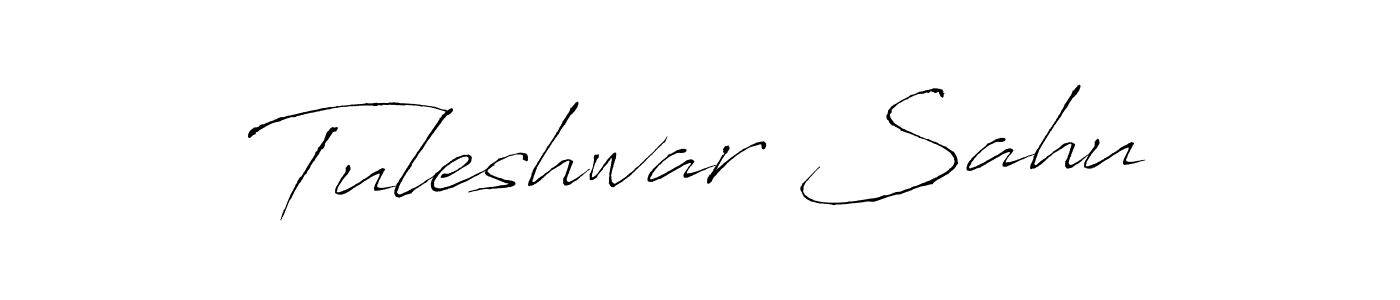 Design your own signature with our free online signature maker. With this signature software, you can create a handwritten (Antro_Vectra) signature for name Tuleshwar Sahu. Tuleshwar Sahu signature style 6 images and pictures png