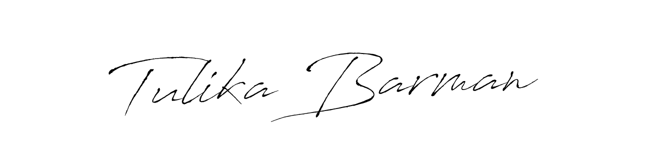 How to make Tulika Barman signature? Antro_Vectra is a professional autograph style. Create handwritten signature for Tulika Barman name. Tulika Barman signature style 6 images and pictures png