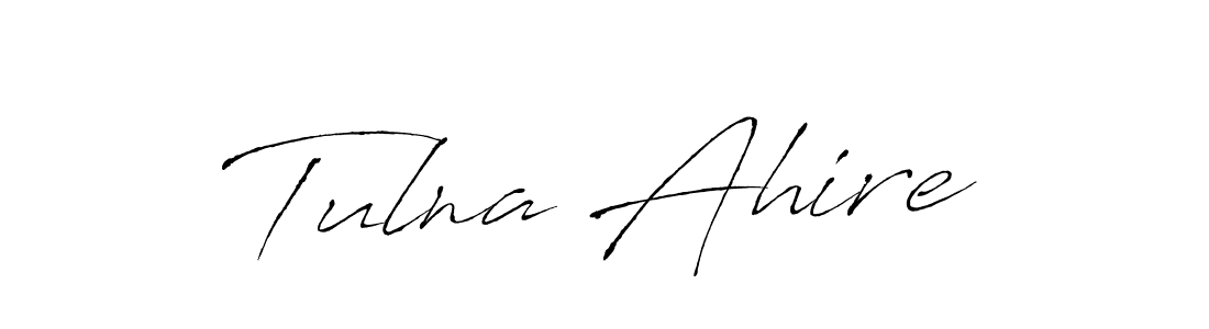 How to Draw Tulna Ahire signature style? Antro_Vectra is a latest design signature styles for name Tulna Ahire. Tulna Ahire signature style 6 images and pictures png