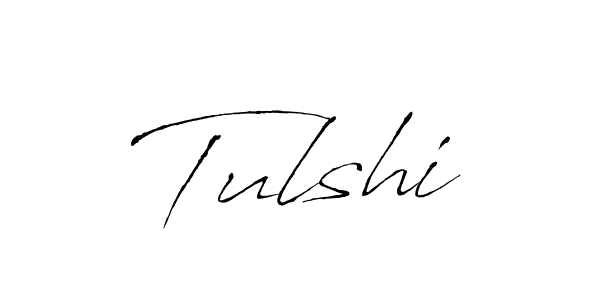 Make a beautiful signature design for name Tulshi. With this signature (Antro_Vectra) style, you can create a handwritten signature for free. Tulshi signature style 6 images and pictures png