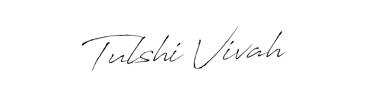 Similarly Antro_Vectra is the best handwritten signature design. Signature creator online .You can use it as an online autograph creator for name Tulshi Vivah. Tulshi Vivah signature style 6 images and pictures png