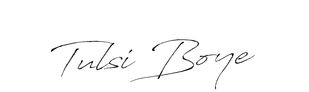 Antro_Vectra is a professional signature style that is perfect for those who want to add a touch of class to their signature. It is also a great choice for those who want to make their signature more unique. Get Tulsi Boye name to fancy signature for free. Tulsi Boye signature style 6 images and pictures png