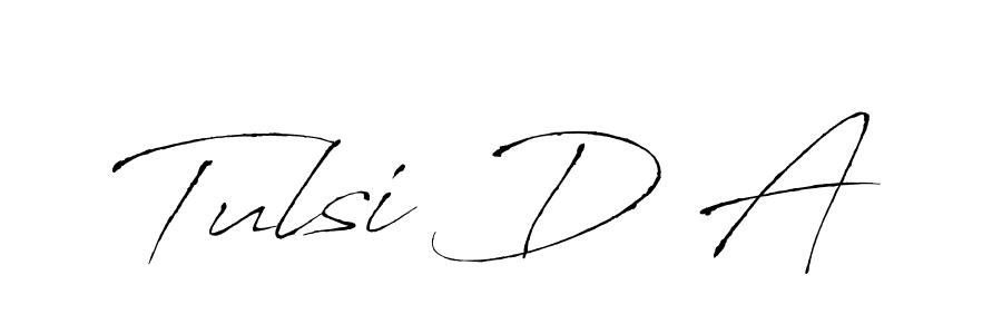 Also we have Tulsi D A name is the best signature style. Create professional handwritten signature collection using Antro_Vectra autograph style. Tulsi D A signature style 6 images and pictures png