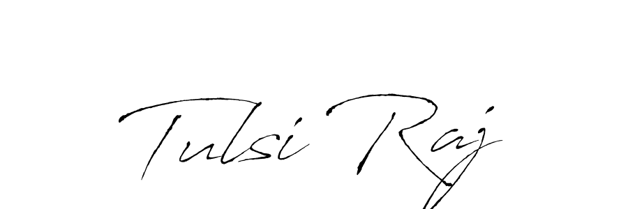 Tulsi Raj stylish signature style. Best Handwritten Sign (Antro_Vectra) for my name. Handwritten Signature Collection Ideas for my name Tulsi Raj. Tulsi Raj signature style 6 images and pictures png