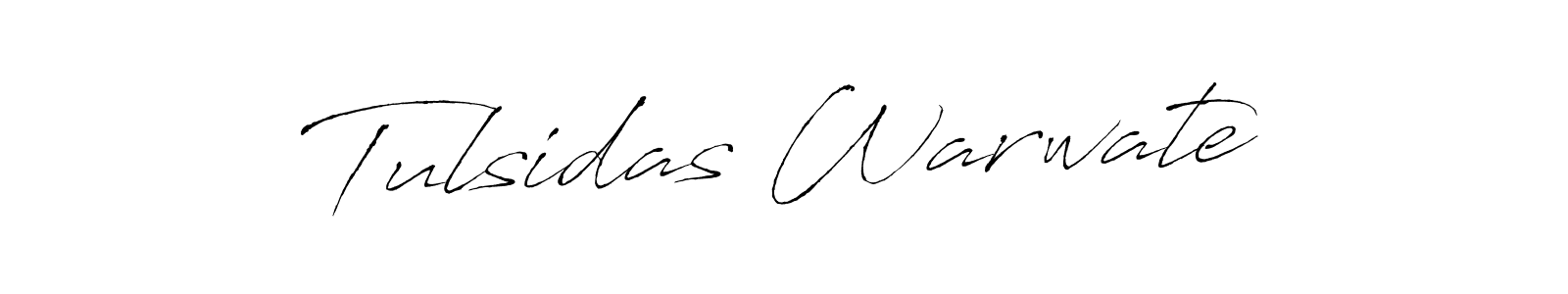 Antro_Vectra is a professional signature style that is perfect for those who want to add a touch of class to their signature. It is also a great choice for those who want to make their signature more unique. Get Tulsidas Warwate name to fancy signature for free. Tulsidas Warwate signature style 6 images and pictures png