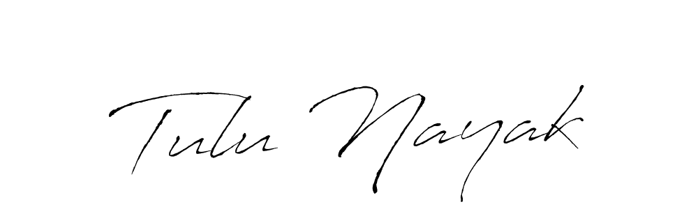 Use a signature maker to create a handwritten signature online. With this signature software, you can design (Antro_Vectra) your own signature for name Tulu Nayak. Tulu Nayak signature style 6 images and pictures png
